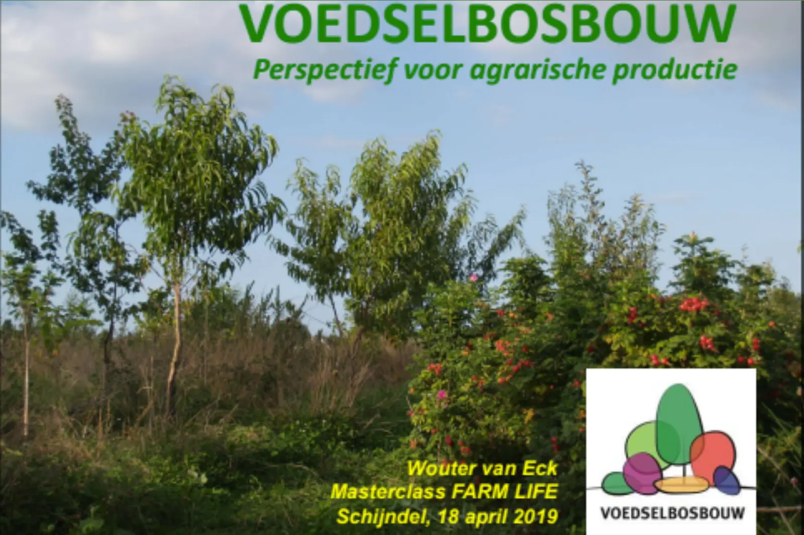 Titelblad presentatie voedselbosbouw