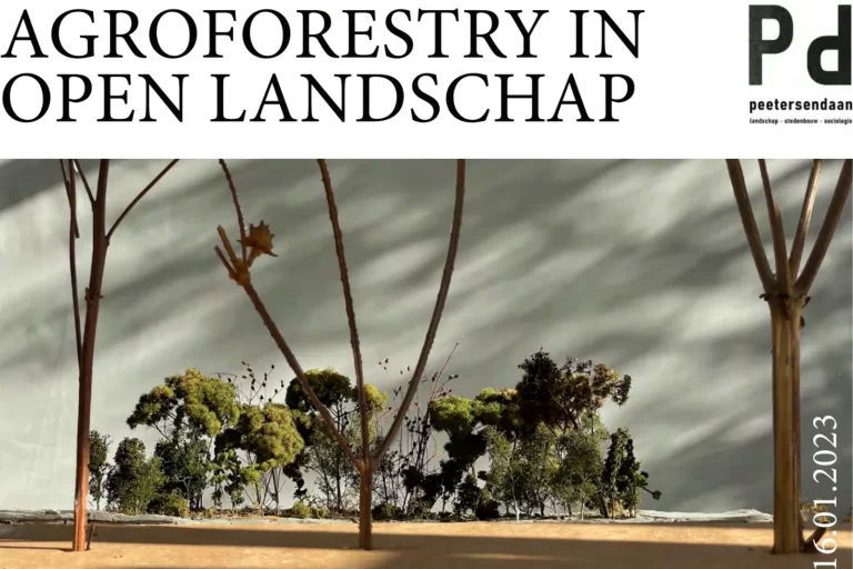 titelblad: agroforestry in open landschap