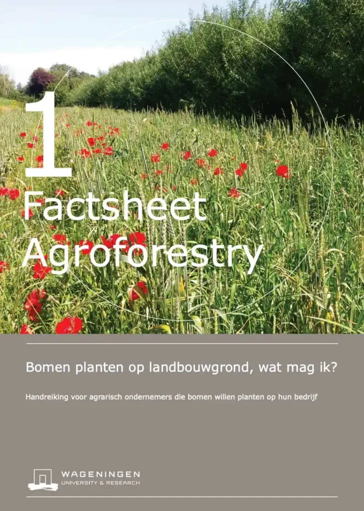 Titelblad: Bomen planten op landbouwgrond, wat mag ik?