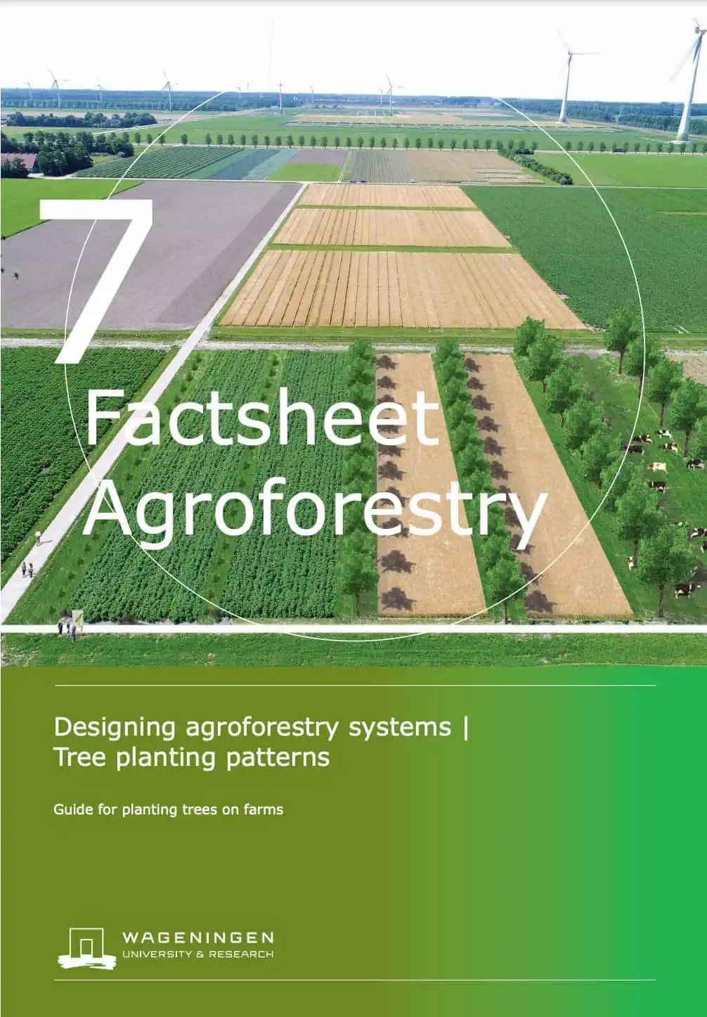 Titelblad van de Gids: Designing Agroforestry Systems | Tree Planting Patterns