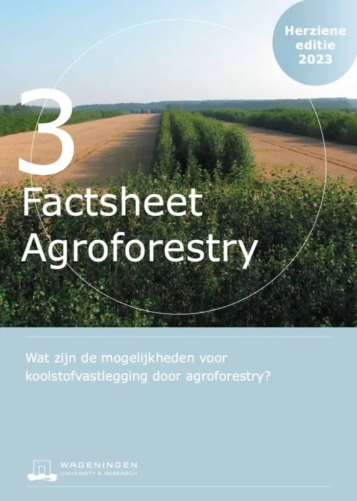 Titelblad: koolstofvastlegging door agroforestry