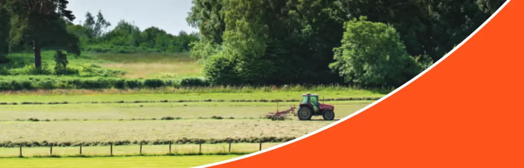 Tractor in het veld. Een voorpagina for Gids voor Boslandbouw