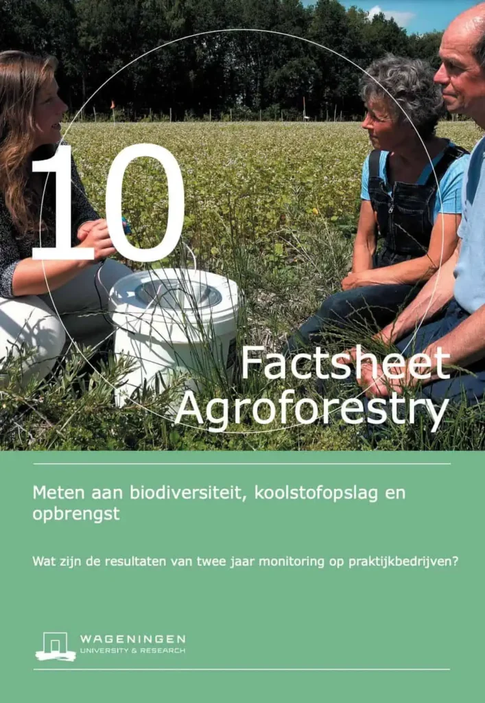 Cover page factsheet: Meten Aan Biodiversiteit, Koolstofopslag En Opbrengst