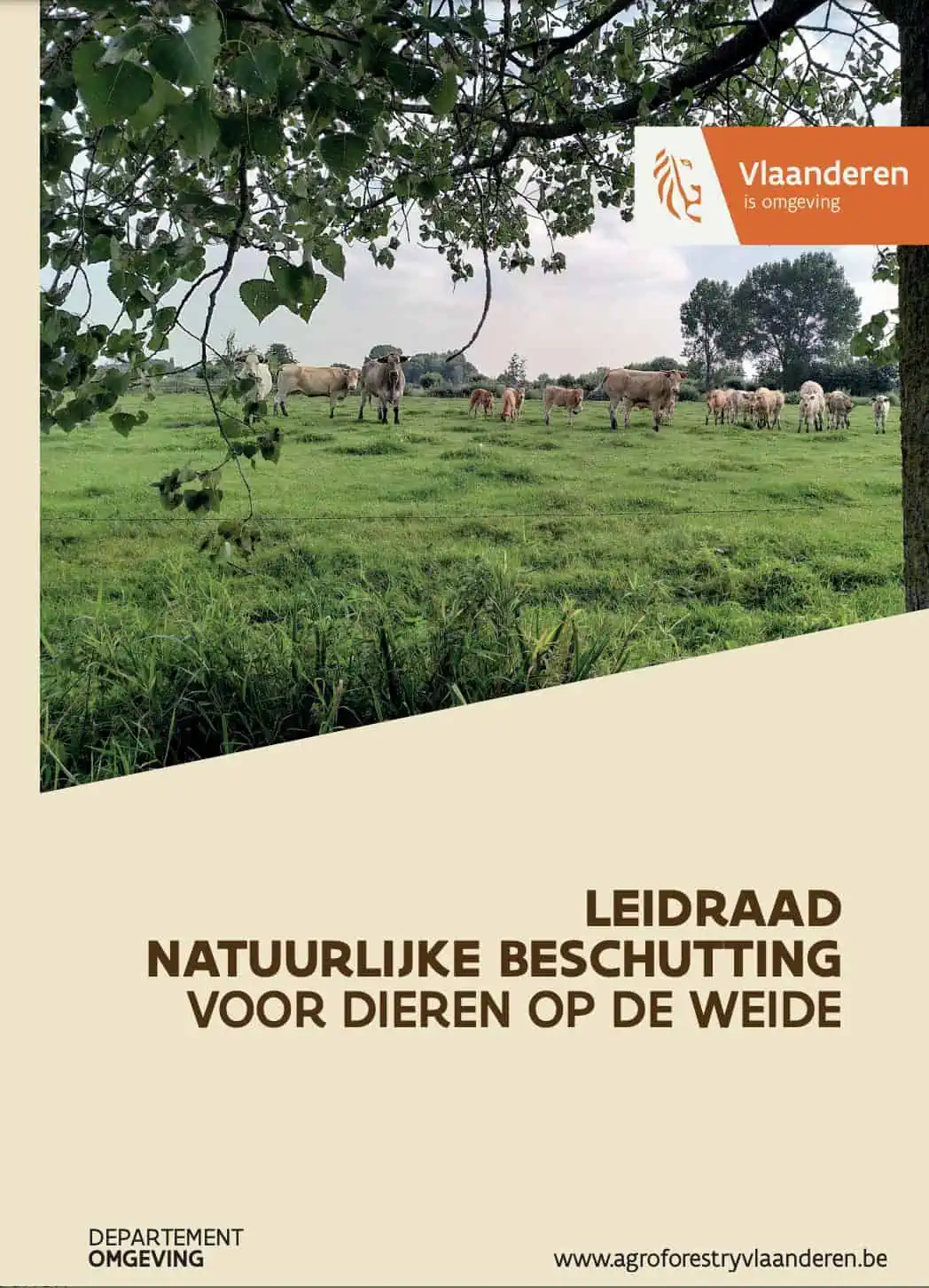 Titelblad: Natuurlijk beschutting voor dieren op de weide