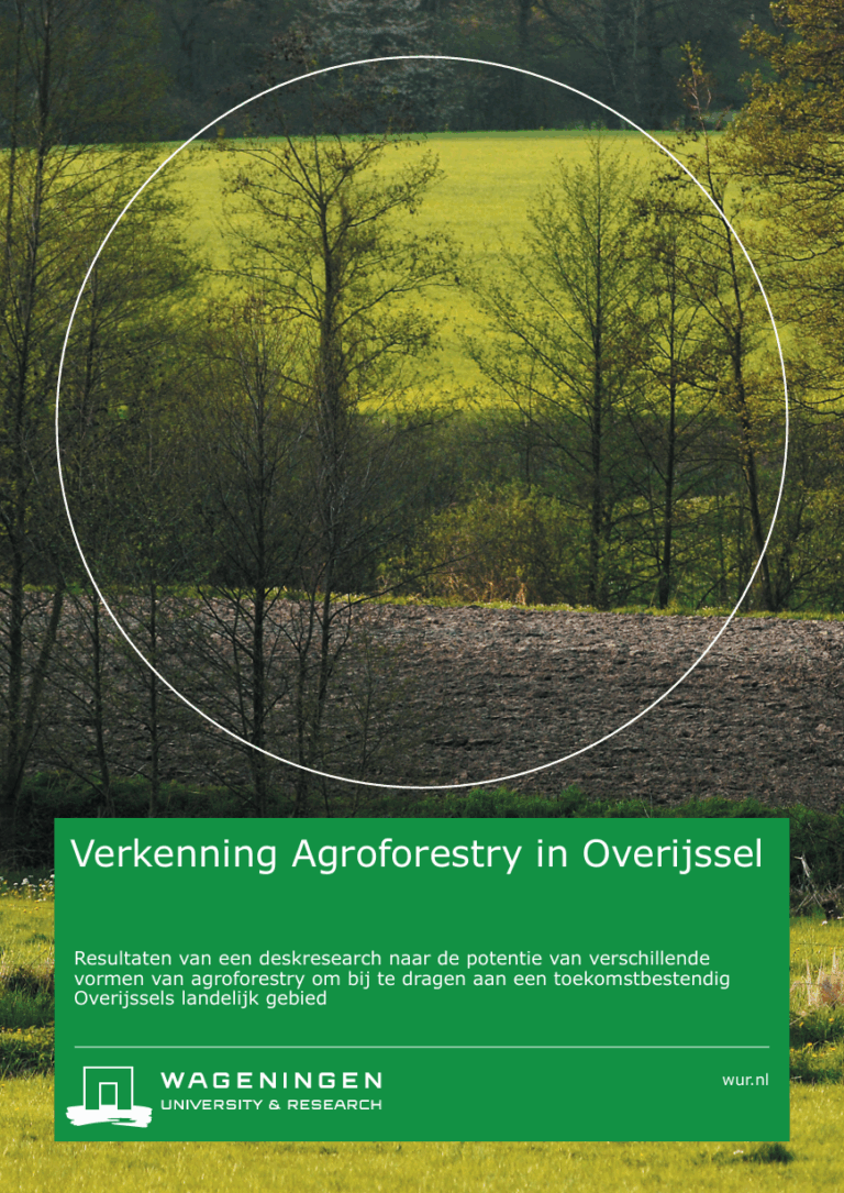 Agroforestry kansen in Overijssel