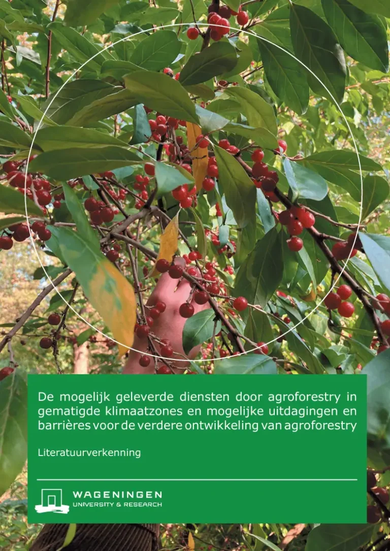 WUR literatuurverkenning agroforestry