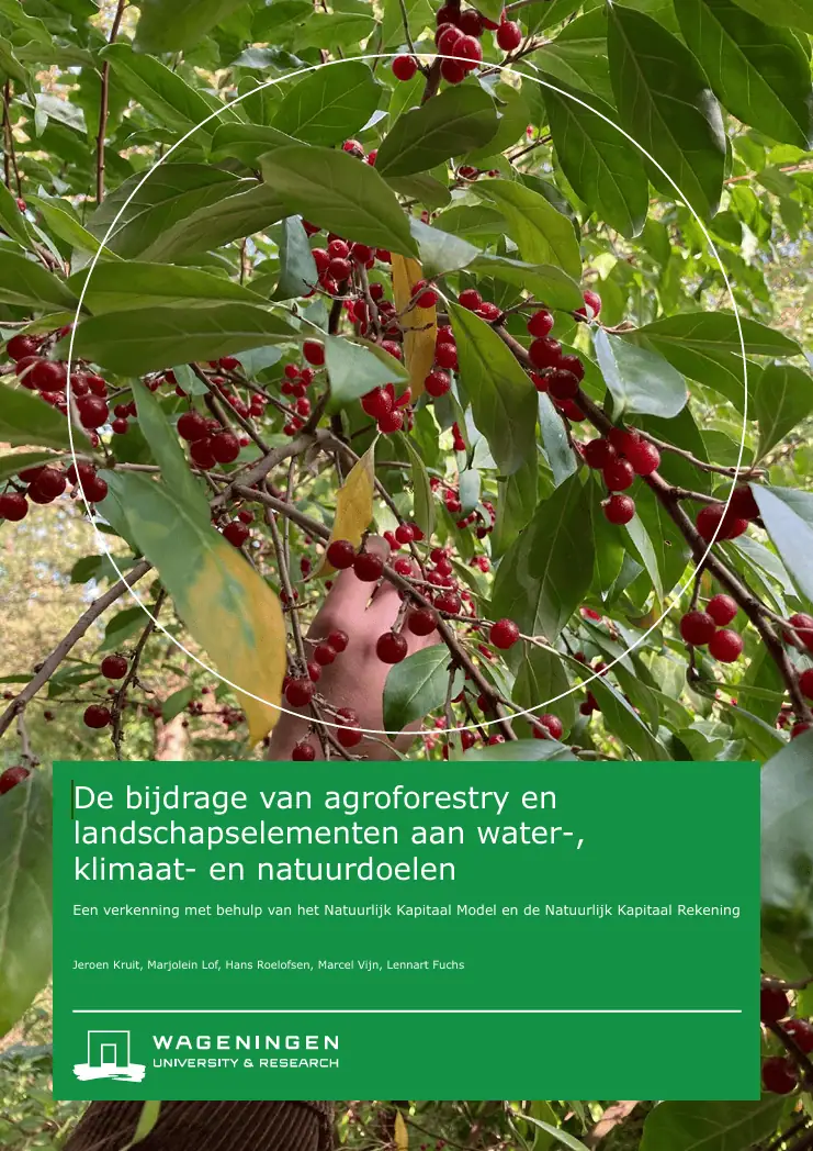 Bijdrage agroforestry aan water klimaat natuurdoelen