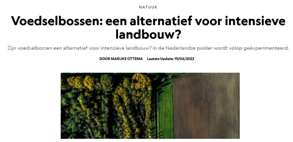 voedselbossen National Geographic